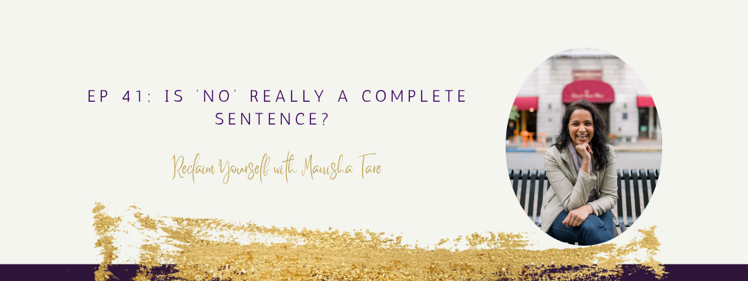 Ep. 41 Is ‘NO’ really a complete sentence?